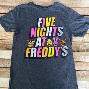 Five Nights At Freddy's Graphic Tee Girls L 14/16